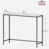 51A4oRTEBdL._AC_SL1500_ Konsolinis staliukas 100x35cm Vasagle