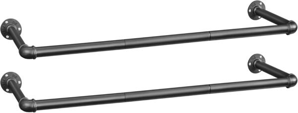 Sieninės drabužių kabyklos, 2 vnt., industrinio stiliaus, 92cm – SONGMICS