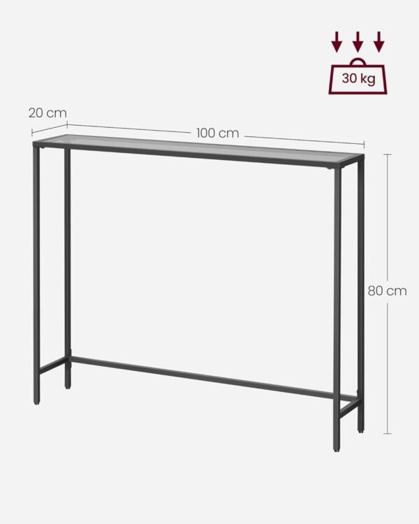 Konsolinis staliukas 100x20cm Vasagle