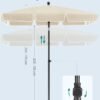 61wMYUG+SoL._AC_SL1500_ EKPOZICINĖ PREKĖ Stačiakampis sodo skėtis nuo saulės, 230 × 150 cm, smėlio spalvos – SONGMICS