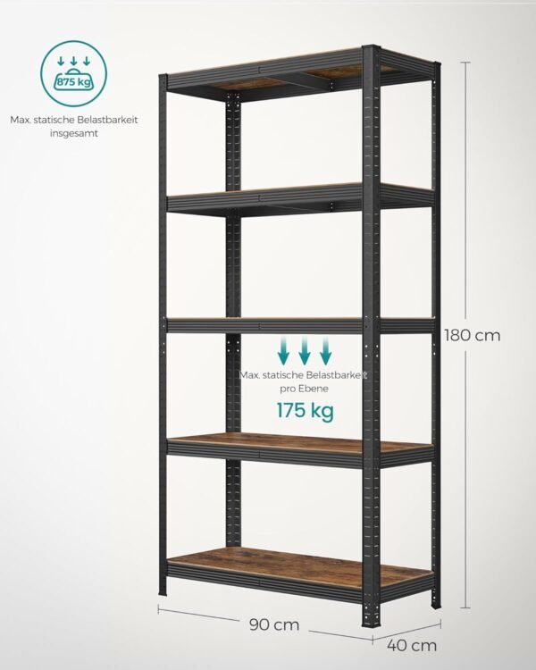 Sandėliavimo stelažas, 40x90 Songmics