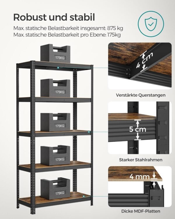 Sandėliavimo stelažas, 40x90 Songmics