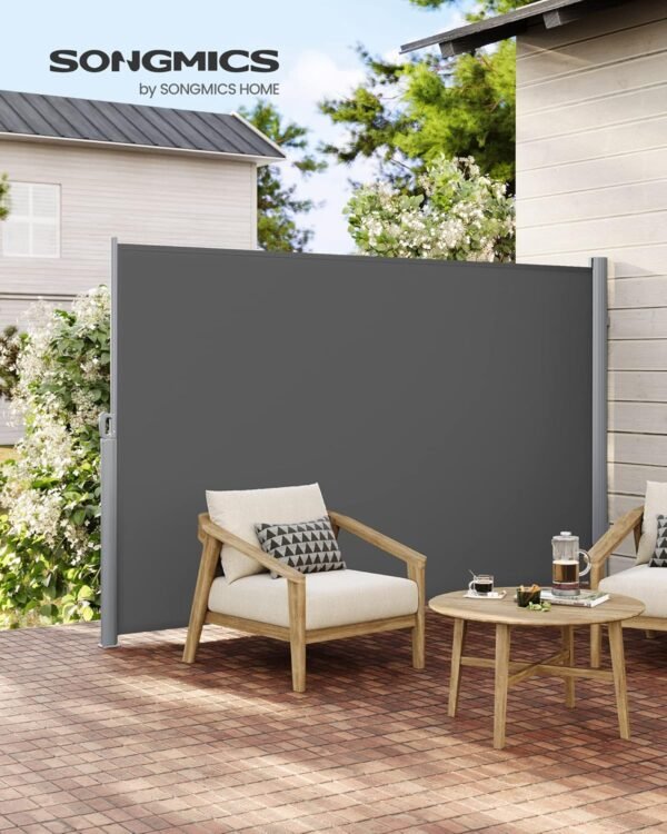 PAŽEISTA PREKĖ. Šoninė markizė 160x400cm Songmics