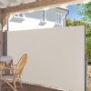 Ištraukiama šoninė markizė 180 × 350 cm, smėlio spalvos – SONGMICS
