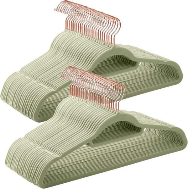 Aksominės drabužių pakabos, 50 vnt. SONGMICS