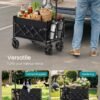 81oXZ2QQlpL._AC_SL1500_ EKSPOZICINIS Sulankstomas nedidelis lauko vežimėlis, 90 l, iki 180 kg, juodas – SONGMICS