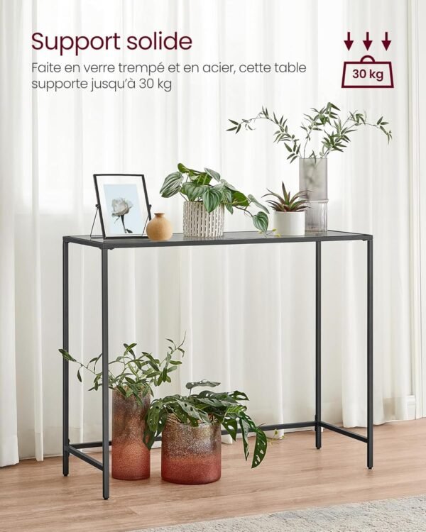 81+y2Pzd9aL._AC_SL1500_ Konsolinis staliukas 100x35cm Vasagle