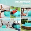 Pripučiamas treniruočių volas, gimnastikos volas 120x60cm Kesser