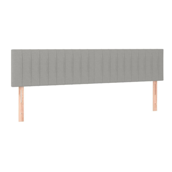 Untitled design Reguliuojamas minkštas lovos galvūgalis, 180 cm, šviesiai pilkas – vidaXL