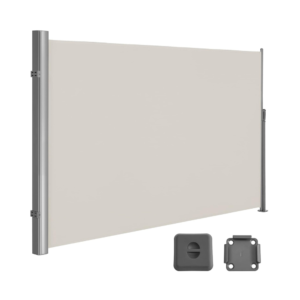 Ištraukiama šoninė markizė 180 × 350 cm, smėlio spalvos – SONGMICS