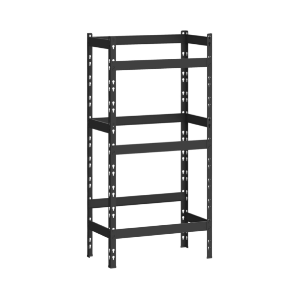 Metalinis gėrimų dėžių stovas, 3 aukštų, juodas Songmics