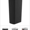Dviguba rūšiavimo šiukšliadėžė 2 × 20 l su pedalais, 40 l, balta – SONGMICS
