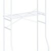 Metalinė lentyna virš skalbimo mašinos su 3 lentynomis, 68 × 25 × 160 cm, balta – VCM