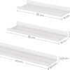 610SmXEP39L._AC_SL1500_ Sieninės lentynos metalinės, 3 vnt., 38 cm, baltos – SONGMICS