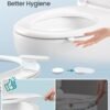 O formos unitazo dangtis su Soft-Close mechanizmu, greitai nuimamas, baltas – SONGMICS