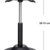 Ergonomiška aktyvaus sėdėjimo kėdė, reguliuojamo aukščio, juoda – SONGMICS