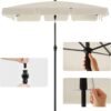 EKSPOZICINĖ PREKĖ Stačiakampis sodo skėtis 180 × 125 cm su reguliuojamu pasvirimu– SONGMICS