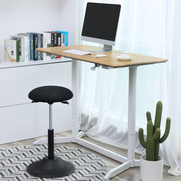 Ergonomiška aktyvaus sėdėjimo kėdė, reguliuojamo aukščio, juoda – SONGMICS