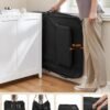 XXXXL sulankstomas transportavimo narvas šunims 122 × 79 × 79 cm, juodas – FEANDREA