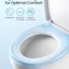 O formos unitazo dangtis su Soft-Close mechanizmu, greitai nuimamas, baltas – SONGMICS