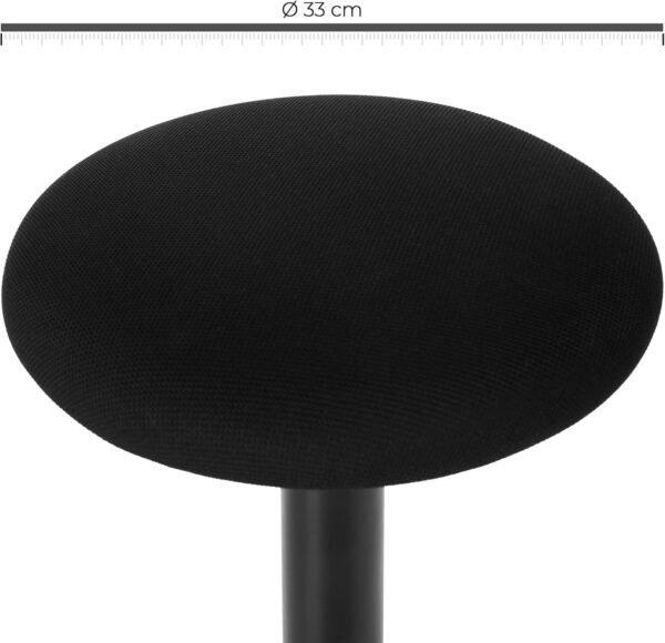 Ergonomiška aktyvaus sėdėjimo kėdė, reguliuojamo aukščio, juoda – SONGMICS