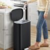 71rqIoJpKtL._AC_SL1500_ Metalinė šiukšliadėžė 50 l su pedalu, juoda – SONGMICS