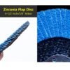 Lamelinis šlifavimo diskas 125 × 22,23 mm, P40 – metalui ir paviršių šlifavimui