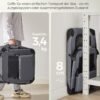 L Sulankstomas transportavimo krepšys šunims ir katėms 70 × 52 × 52 cm, pilkas – FEANDREA