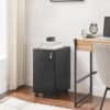 81Azlc96-TL._AC_SL1500_ Mobili metalinė dokumentų spintelė su 3 stalčiais, ratukais ir užraktu, juoda – SONGMICS