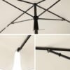 81gus-6pacL._AC_SX522_ EKSPOZICINĖ PREKĖ Stačiakampis sodo skėtis 200 × 125 cm su reguliuojamu pasvirimu– SONGMICS