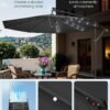 81ia-CR-vYL._AC_SL1500_ Šoninis sodo skėtis su apšvietimu LED saulės Ø300 cm, pilkas – SONGMICS