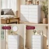 81uWJlfLTbL._AC_SL1500_ Moderni balta komoda su 5 stalčiais, 60 × 40 × 97,4 cm – VASAGLE