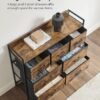 Komoda su 7 medžiaginiais stalčiais, 98 × 28,5 × 85 cm – SONGMICS