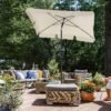 EKSPOZICINĖ PREKĖ Stačiakampis sodo skėtis 180 × 125 cm su reguliuojamu pasvirimu– SONGMICS