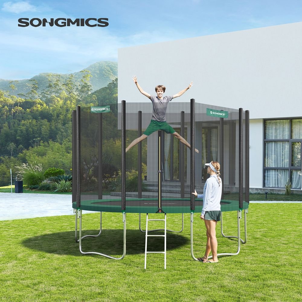 Batuto spyruoklių apsauga Ø305 cm, žalia – SONGMICS - Image 2