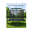 Untitled design Apsauginis tinklas 305 cm (10 FT) batutui su 8 stulpais – SONGMICS