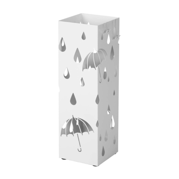 Untitled design SONGMICS metalinis stovas skėčiams LUC49W, baltas, 15,5 × 15,5 × 49 cm