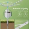 drabuziu-linija-songmics-llr302e01-170-8ca5c2a37b Lauko skalbinių džiovyklė 50 m, reguliuojamo aukščio 121–183 cm – SONGMICS