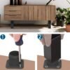 luabue-4-vnt-baldu-kojeliu-rinkinys-reguliuojamos-f930f-internetu_reference Baldinių kojelių rinkinys juodos, plastikas, 4vnt. 12x4x4cm