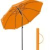 saules-sketis-songmics-160-cm-melyna-36d6ca7061 Paplūdimio, sodo skėtis Ø 160 cm su reguliuojamu pasvirimu oranžinis – SONGMICS