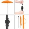songmics-sketis-160-cm_19CXQ7v Paplūdimio, sodo skėtis Ø 160 cm su reguliuojamu pasvirimu oranžinis – SONGMICS