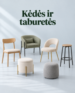 Kėdės ir taburetės