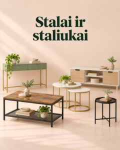 Stalai ir staliukai